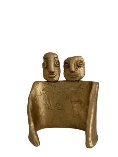 Kleines Paar - Loving Couple #1210-01 de ISOLDEN, Escultura a la venta en Singulart