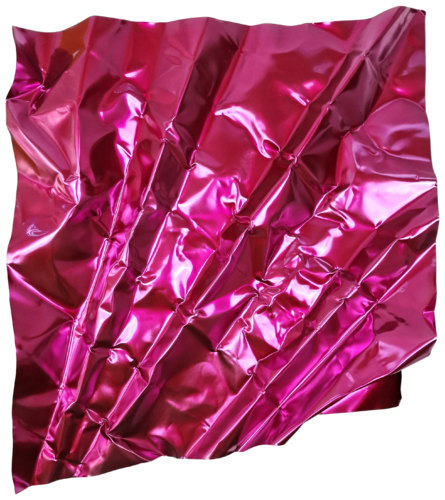 Steel Silk. Fuchsia Pop von José Soler Art, Skulptur kaufen auf Singulart