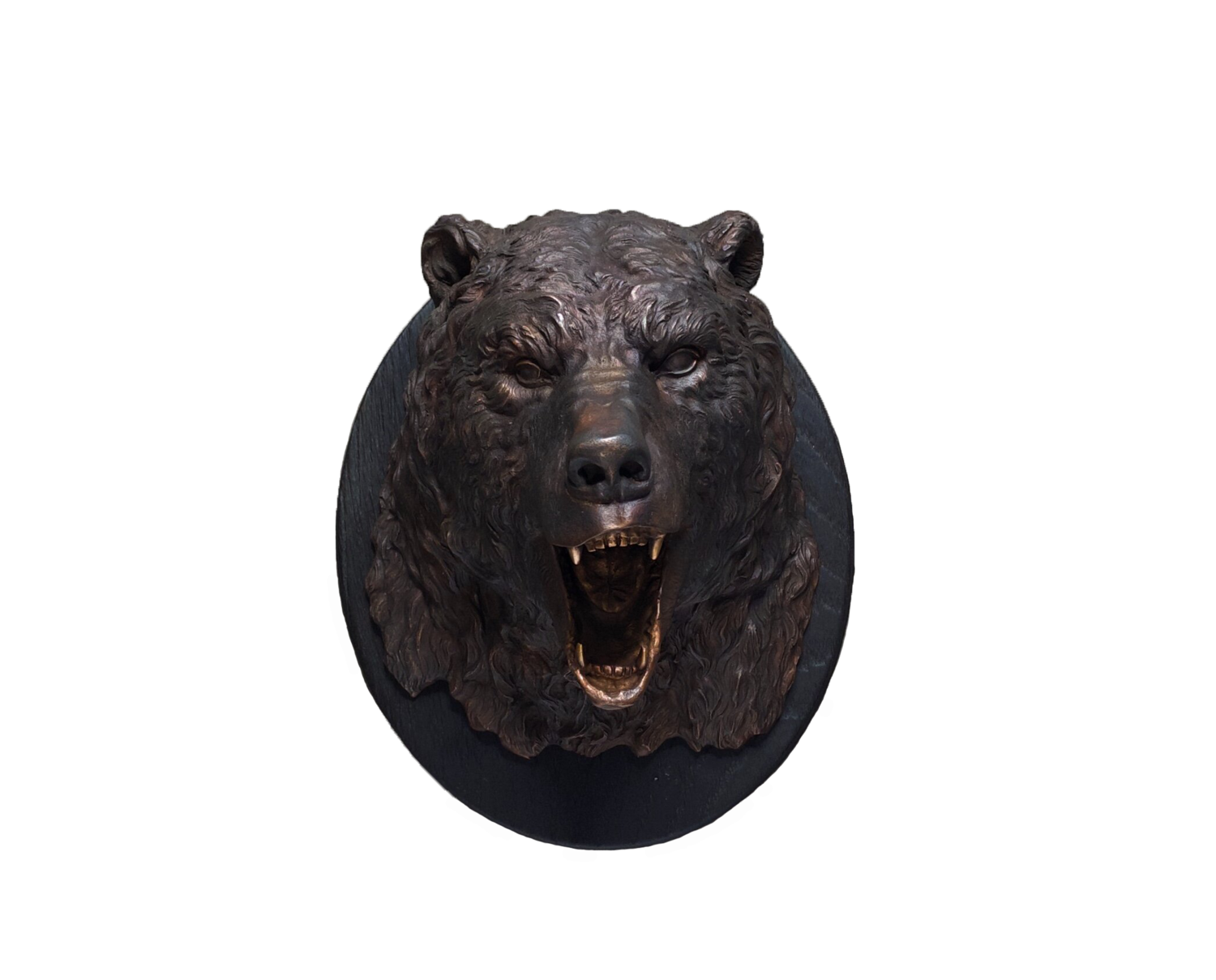 the Bear by Denis Tretyakov (2019) : Sculpture Bronze, Wood - Singulart