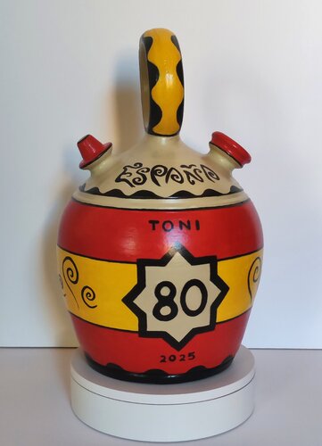 BOTIJO ESPAÑA van Toro Tribal, Beeldhouwwerk te koop op Singulart
