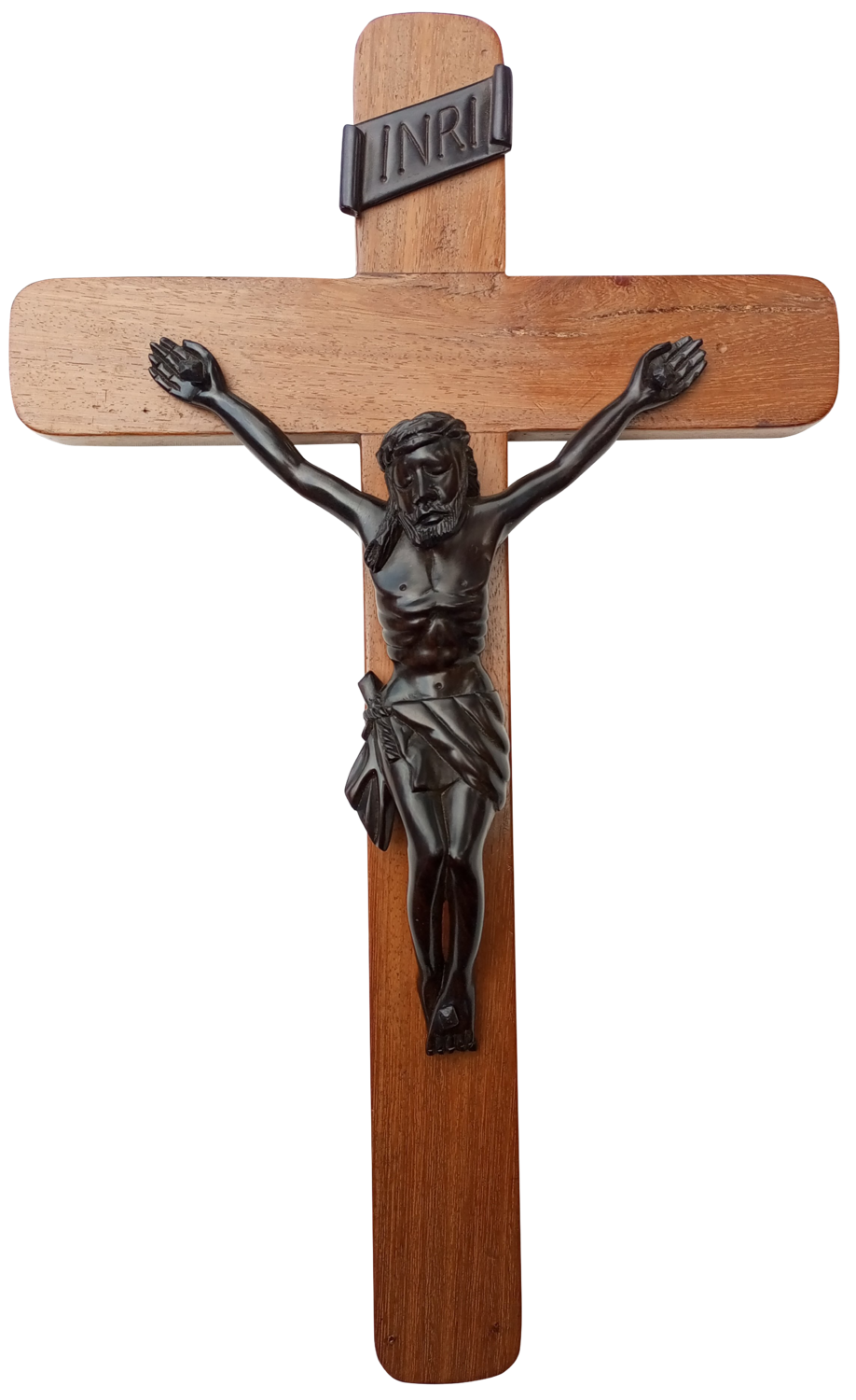 Jesus Christ cross, Cross of Jesus, Wood cross, 50 cm tall Sculpture by