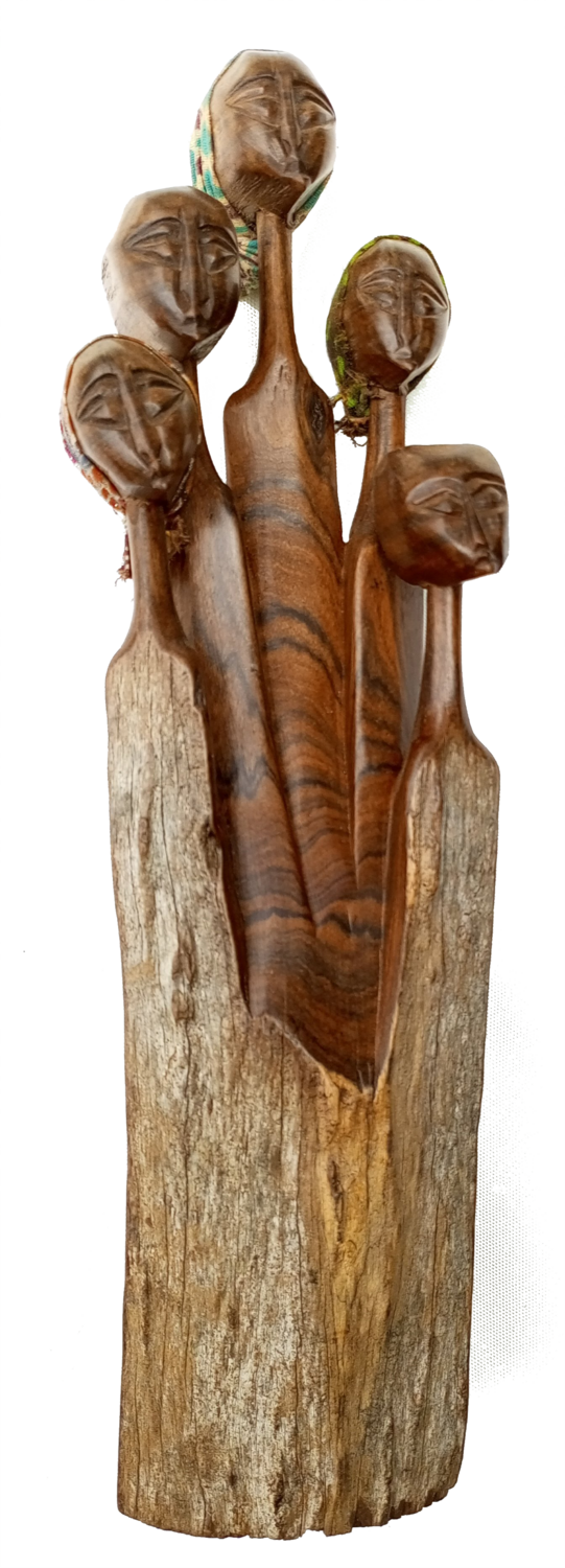 African women art, Mozambique art, African art, Afro art, Afro Sculpture by Jafeth Moiane (2022