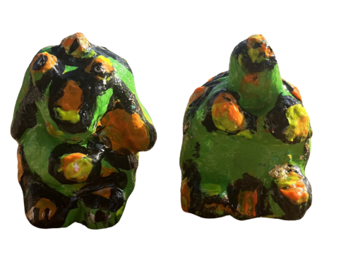 LAPIN & TORTUE, VERTE &  POP von PatMoli, Skulptur kaufen auf Singulart