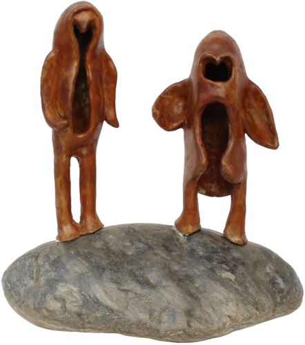 Les chevaliers (n°318) van Didier Fournier, Beeldhouwwerk te koop op Singulart