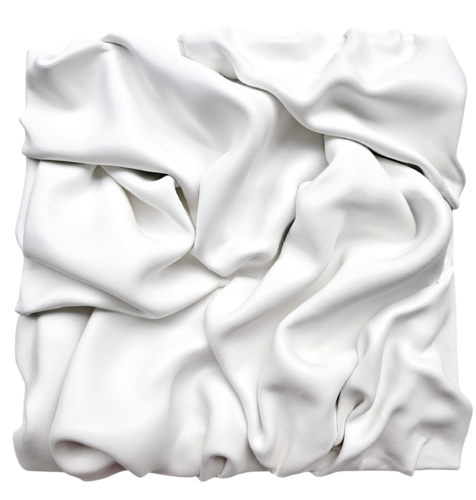 White folds 7. 3D abstraction. von Svetlana Saratova, Skulptur kaufen auf Singulart