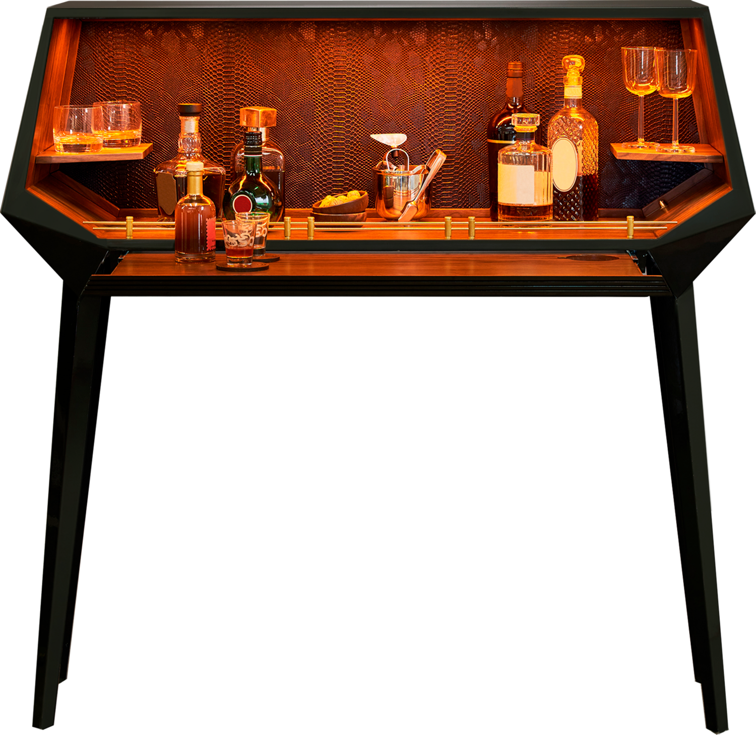 Sobu Bar by Gaen Studio (2021) Storage Wood, Leather SINGULART