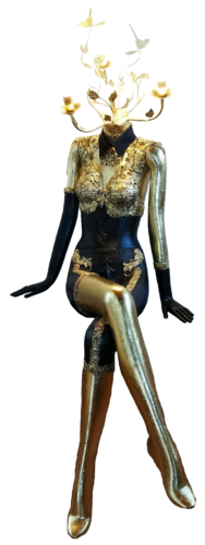 Woman in light von Brigitte Dravet, Skulptur kaufen auf Singulart