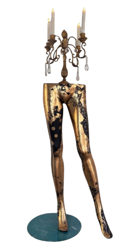 Golden legs von Brigitte Dravet, Skulptur kaufen auf Singulart