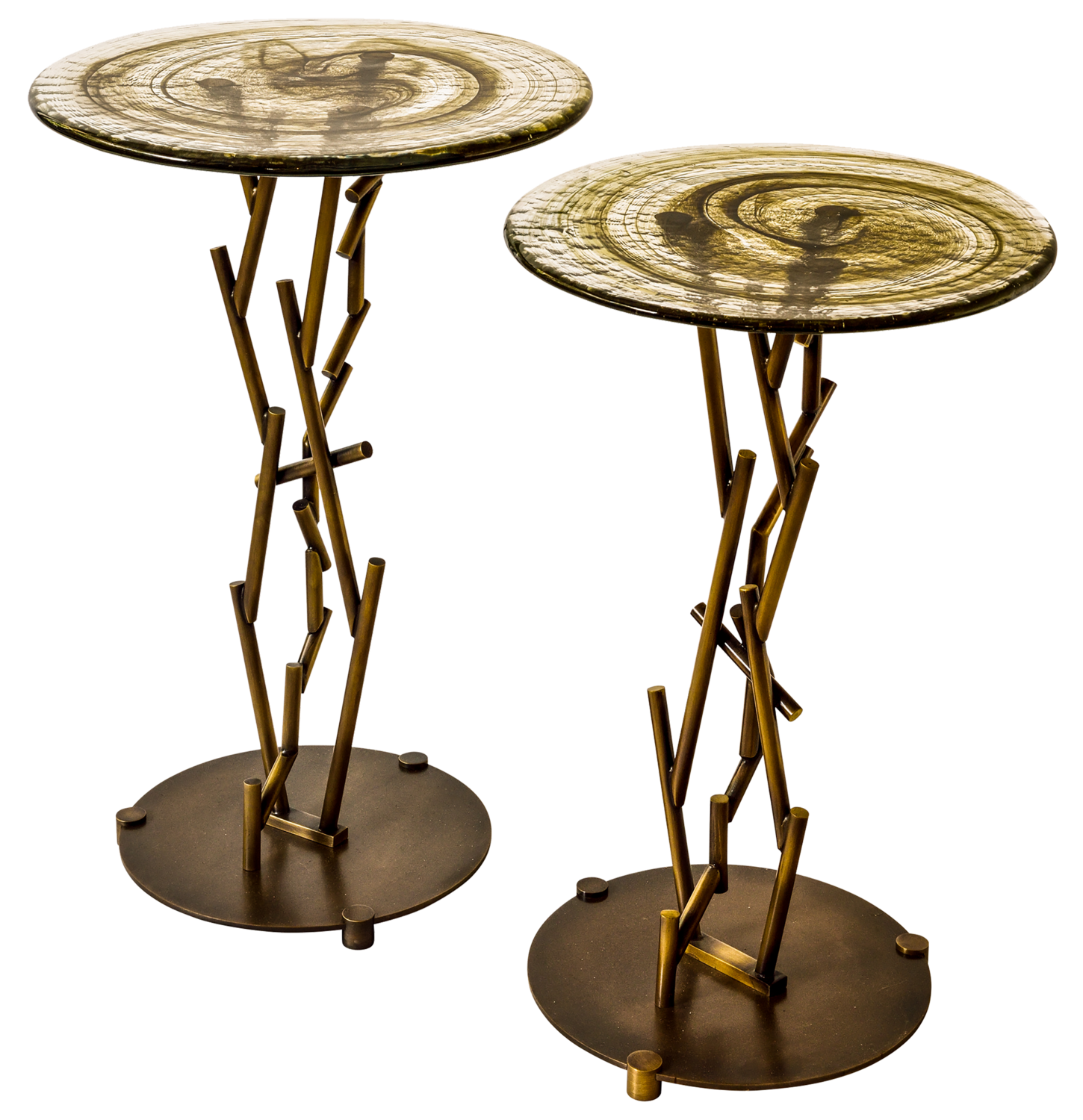 MIKADO COFFEE TABLE SET by Deniz Tunc Design (2014) Tables Glass
