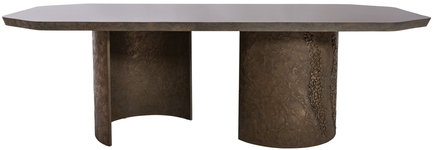 ERATO dark table by Dixième Art (2021) Tables Wood SINGULART