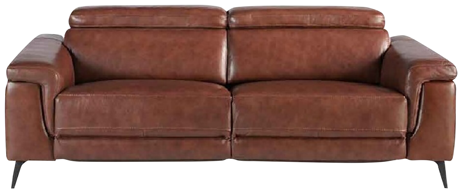 3SEATER SOFA UPHOLSTERED IN LEATHER WITH RELAX MECHANISMS by Angel