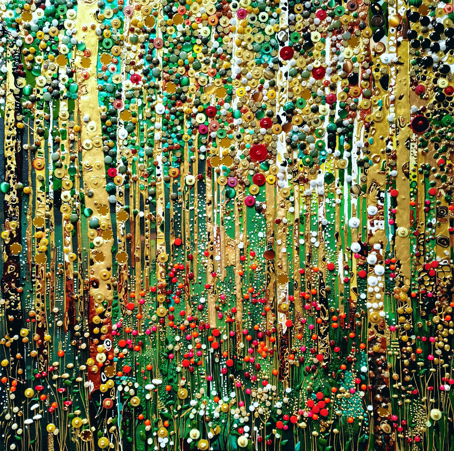 Forest. Precious stones abstract. Irina BAST