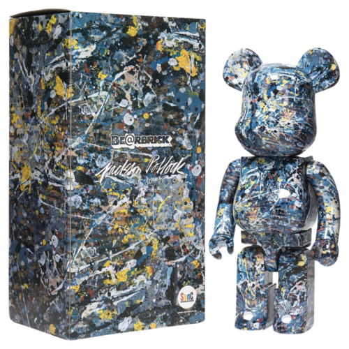 Studio Version #1 1000% Be@rbrick by Jackson Pollock, 雕塑 for Sale on Singulart