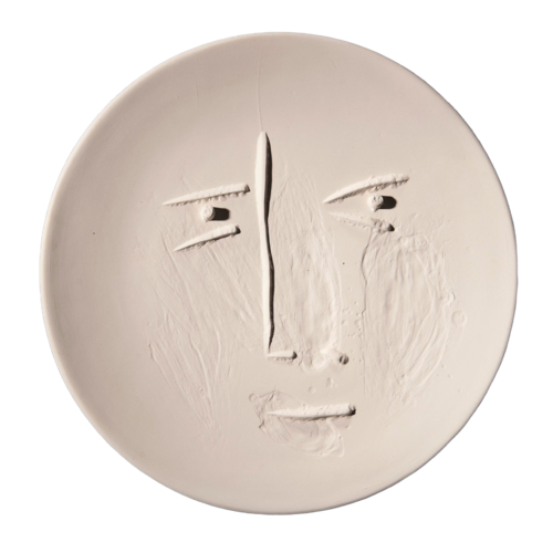 Pablo Picasso Visage de Face par Pablo Picasso, Sculpture en vente sur Singulart
