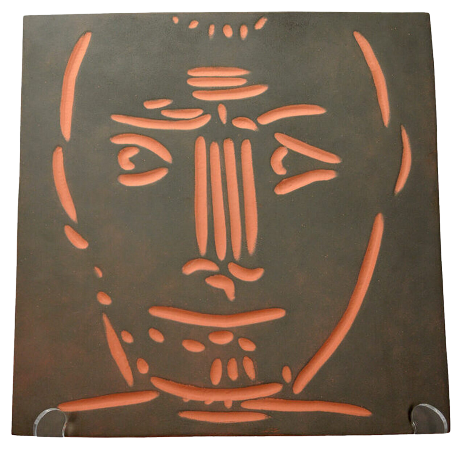 Visage d’homme (Man’s Head) Pablo Picasso Skulptur zu verkaufen