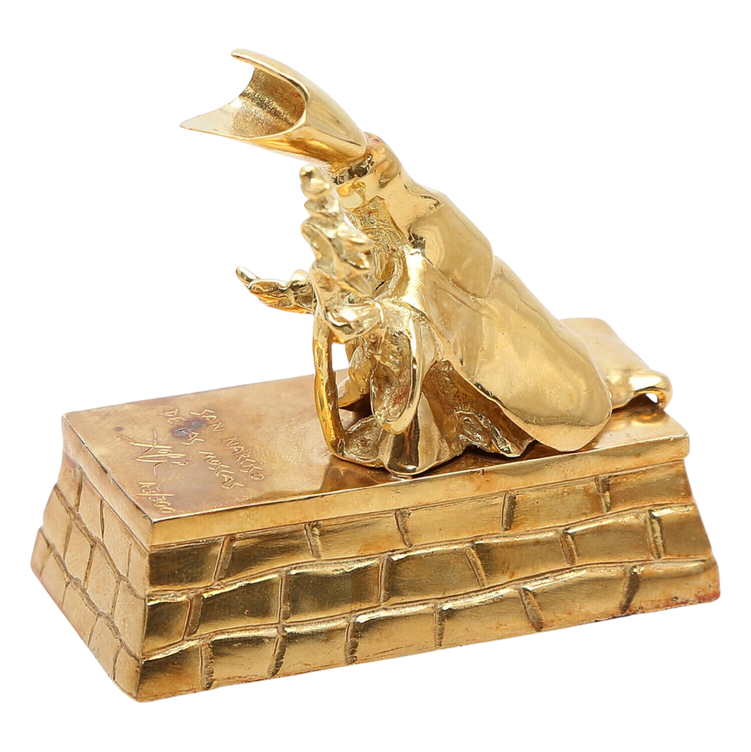 Narciso gold  Salvador Dalí Scultura in vendita