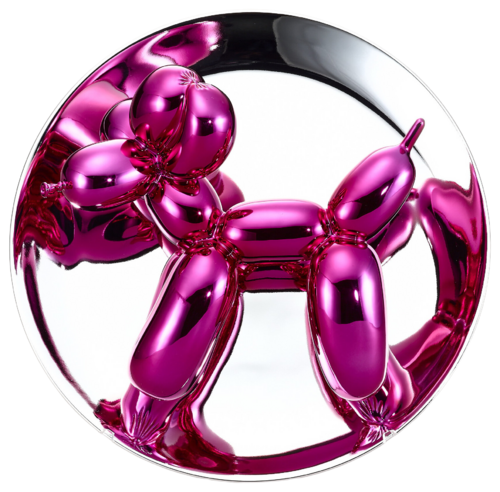 Balloon Dog(megenta) van Jeff Koons, Beeldhouwwerk te koop op Singulart