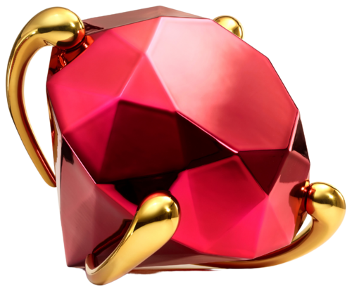 Diamond (Red) van Jeff Koons, Beeldhouwwerk te koop op Singulart