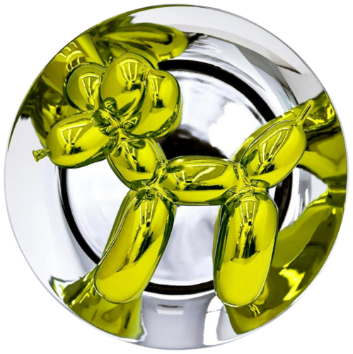Balloon Dog (Yellow) van Jeff Koons, Beeldhouwwerk te koop op Singulart