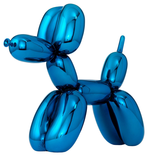 BALLOON DOG (BLUE) di Jeff Koons, Scultura in vendita su Singulart