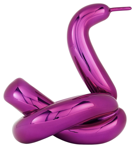 Balloon Swan Magenta di Jeff Koons, Scultura in vendita su Singulart