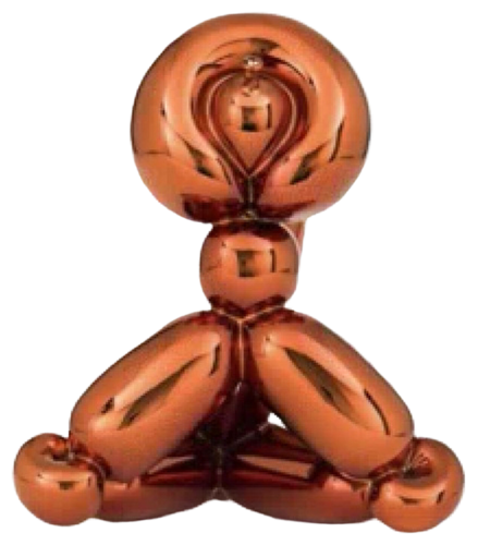 Balloon Monkey Orange di Jeff Koons, Scultura in vendita su Singulart