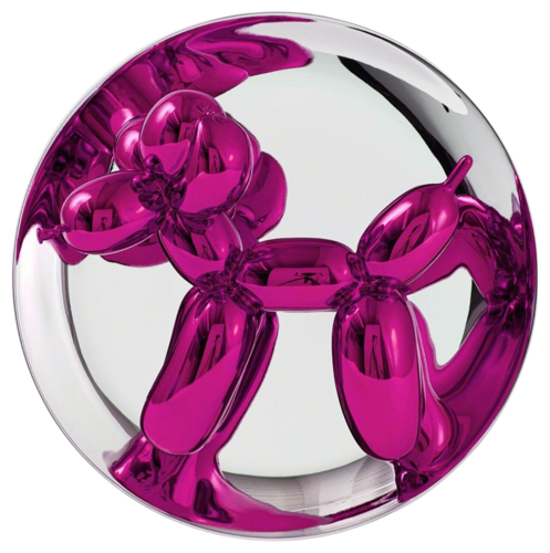 Balloon Dog (Magenta) van Jeff Koons, Beeldhouwwerk te koop op Singulart