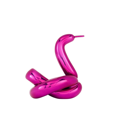 Balloon Swan, Magenta by Jeff Koons, Sculpture for Sale on Singulart