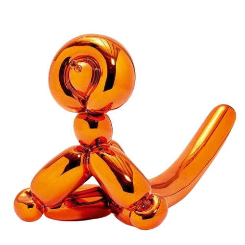 Balloon Monkey Orange by Jeff Koons, Sculpture for Sale on Singulart