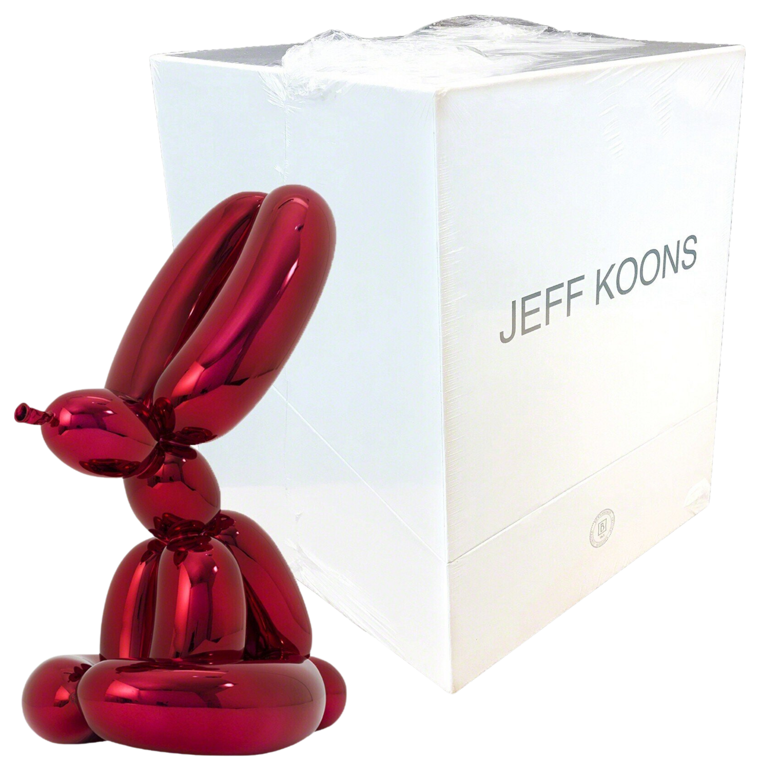 BALLOON RABBIT (RED) Jeff Koons Beeldhouwwerk te koop