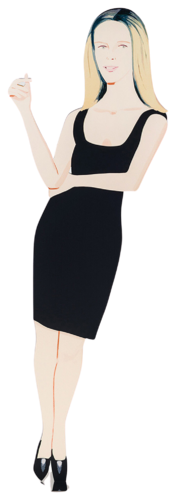 Black Dress 6 (Yvonne) van Alex Katz, Beeldhouwwerk te koop op Singulart