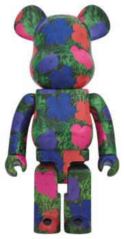 Be@rbrick – Andy Warhol Flowers (1000%) von Andy Warhol (2020