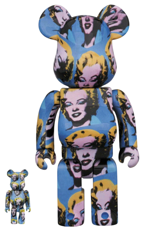 Be@rbrick – Andy Warhol Marilyn Monroe (400% + 100%) von Andy