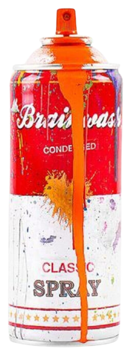 MR. BRAINWASH Spray Can Campbell's Soup Orange van Mr. Brainwash, Beeldhouwwerk te koop op Singulart