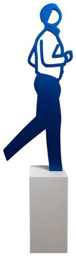 Clive (from Running People) van Julian Opie, Beeldhouwwerk te koop op Singulart