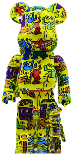 Keith Haring Bearbrick 400% Companion (Haring BE@RBRICK) van Keith Haring, Beeldhouwwerk te koop op Singulart