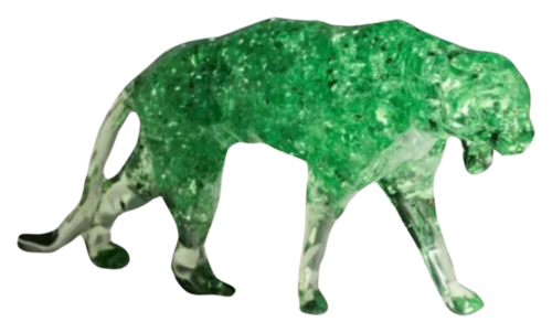 Panther Bubble (Green Edition) von Richard Orlinski, Skulptur kaufen auf Singulart