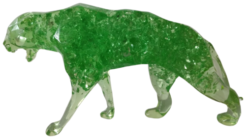Panther Bubble (Green Edition) von Richard Orlinski, Skulptur kaufen auf Singulart