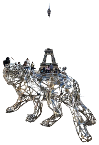 Lace Tiger von Richard Orlinski, Skulptur kaufen auf Singulart