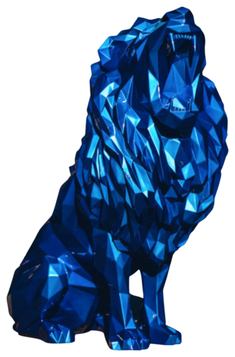 Lion rugissant von Richard Orlinski, Skulptur kaufen auf Singulart