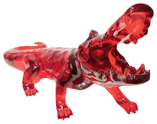 Crocodile crystal clear von Richard Orlinski, Skulptur kaufen auf Singulart
