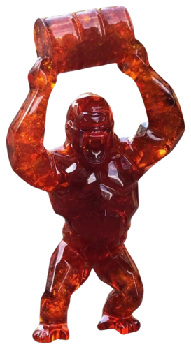 Wild Kong Barrel fractale von Richard Orlinski, Skulptur kaufen auf Singulart