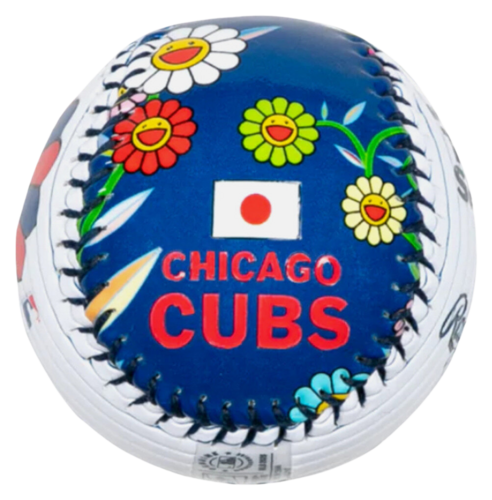 MLB World Tour Tokyo Series - Rawlings Chicago Cubs Baseball ( Major League Baseball) de Takashi Murakami, Escultura a la venta en Singulart