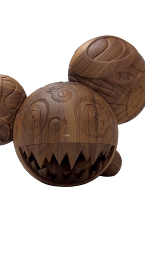 Melting DOB (Wood, Karimoku) van Takashi Murakami, Beeldhouwwerk te koop op Singulart