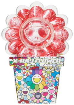 村上隆 secret base X-RAY FLOWER Red Takashi Murakami - X-Ray Red Flower (Hiddy, Secret Base