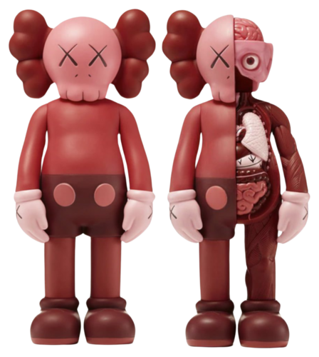 KAWS – Companion Blush + Blush Flayed (Set of 2) van KAWS, Beeldhouwwerk te koop op Singulart