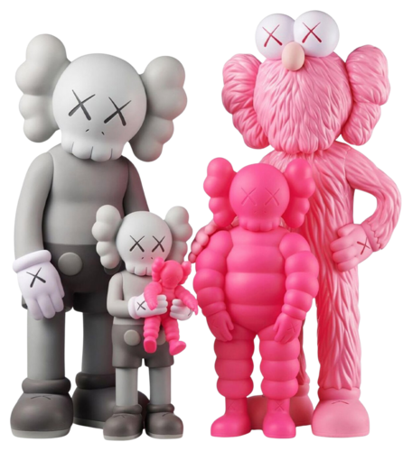 KAWS – Family (Grey/Pink) von KAWS, Skulptur kaufen auf Singulart