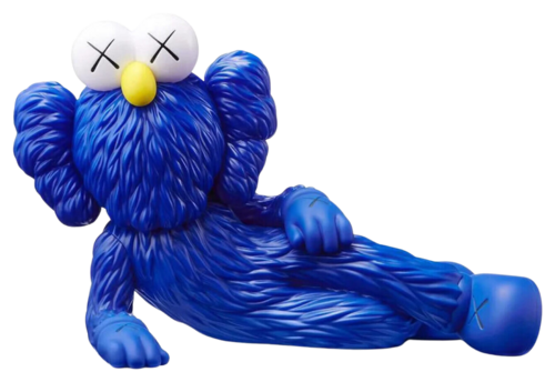 BFF TIME OFF BLUE di KAWS, Scultura in vendita su Singulart