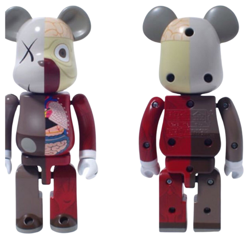Metal Chogokin 200% Dissected Bearbrick van KAWS, Beeldhouwwerk te koop op Singulart