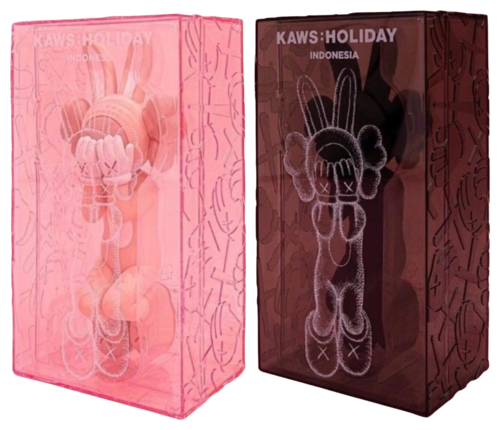 HOLIDAY INDONESIA - Figure Set of 2 (Pink and Black) von KAWS, Skulptur kaufen auf Singulart